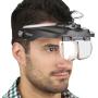 Carson Head Magnifier Pro Series Magnivisor Deluxe w/ LED And 4 Lenses