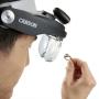 Carson Head Magnifier Pro Series Magnivisor Deluxe w/ LED And 4 Lenses