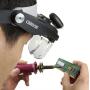 Carson Head Magnifier Pro Series Magnivisor Deluxe w/ LED And 4 Lenses