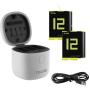 Telesin Allin Charger Box + 2x Battery GoPro Hero 9/10/11/12