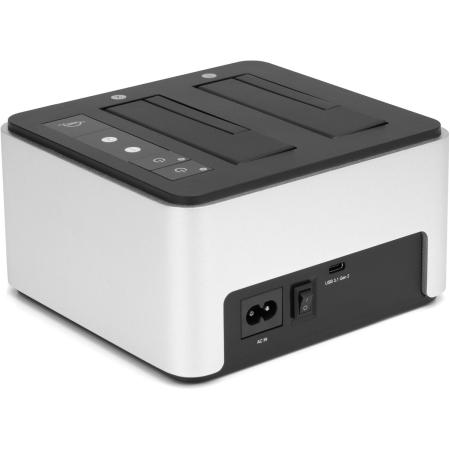 OWC Drive Dock w/ USB-C (USB 3.1 Gen 2) Dual Drive Bay Solution White