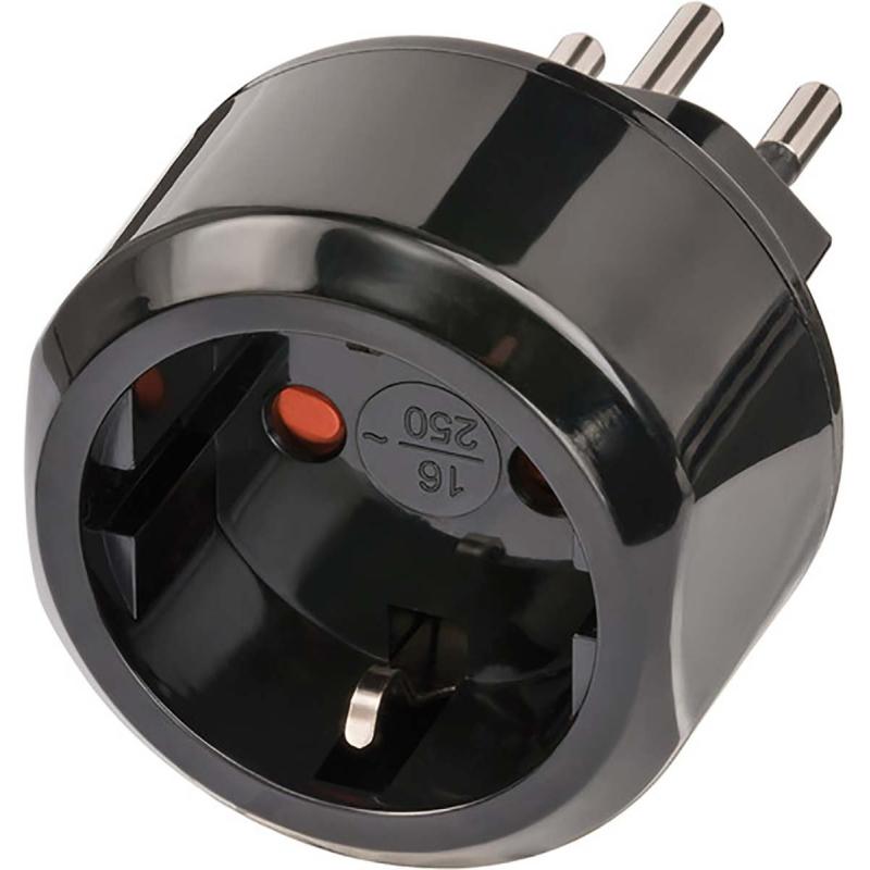 Brennenstuhl Travel Adapter Europa-To-Zwitserland Geaard