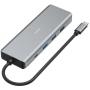 Hama USB-C-Hub Multiport 9-Port 4X USB-A 2X USB-C 2X HDMI LAN/Ethernet