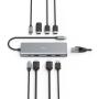 Hama USB-C-Hub Multiport 9-Port 4X USB-A 2X USB-C 2X HDMI LAN/Ethernet