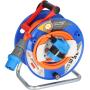 Brennenstuhl Cee Cable Reel w/ 23+2m RN Cable In Orange Camping Cable Reel