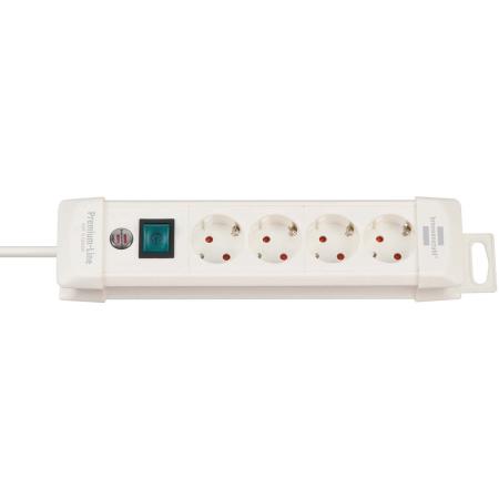 Brennenstuhl Premium-Line 4-Fold Power Strip Power Strip w/ Switch + 1.8 M Cable
