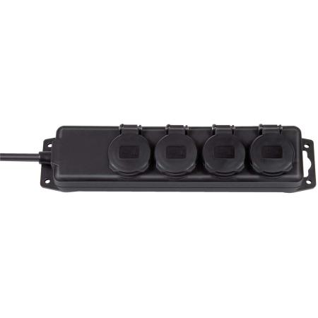 Brennenstuhl Contactdoosverdeler IP44 4-Fold For Use On The Construction Site