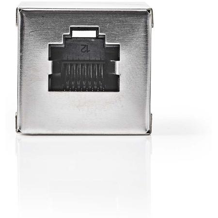Nedis Netwerkkoppeling CAT6 Shielded RJ45 Female RJ45 Female Straight Metal Box