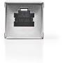 Nedis Netwerkkoppeling CAT6 Shielded RJ45 Female RJ45 Female Straight Metal Box