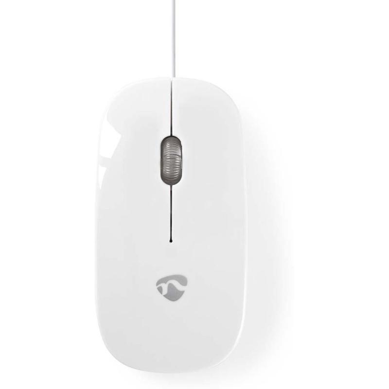 Nedis Bedrade Mouse Dpi: 1000 DPI 3 Buttons Tweehandig 1.20m Stille Mouse