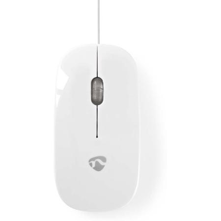 Nedis Bedrade Mouse Dpi: 1000 DPI 3 Buttons Tweehandig 1.20m Stille Mouse