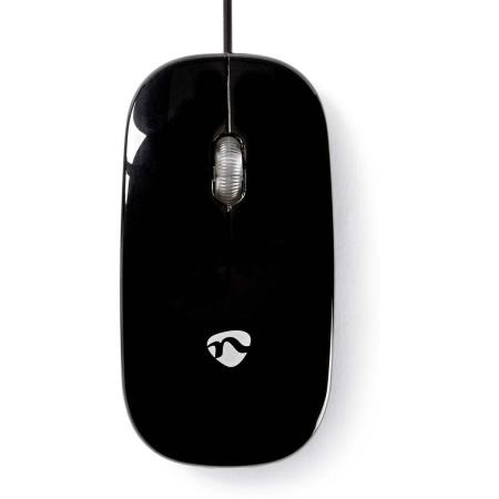 Nedis Bedrade Mouse Dpi: 1000 DPI 3 Buttons Tweehandig 1.20m Stille Mouse