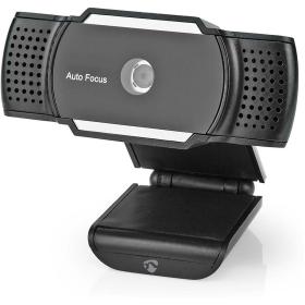 Nedis Webcam 2K@30FPS Automatische Scherpstelling Built-In Microphone Black