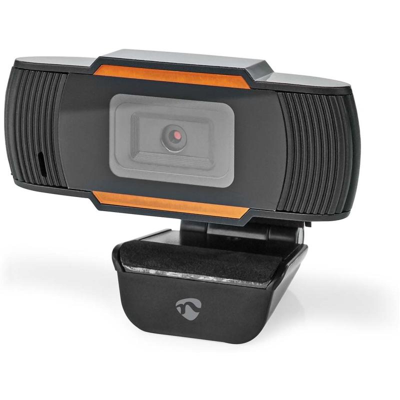 Nedis Webcam Full HD@30FPS Vaste Scherpstelling Built-In Microphone Black