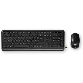 Nedis Wireless Mouse-/Keyboard Connection USB 800/1200/1600 QWERTZ German