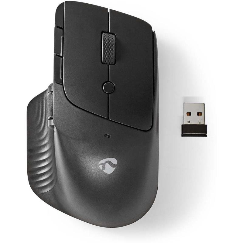 Nedis Mouse Wireless 800 / 1200 / 1600 DPI Adjustable DPI Amount Buttons 6