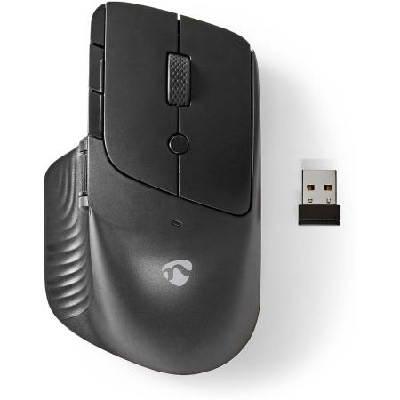 Nedis Mouse Wireless 800 / 1200 / 1600 DPI Adjustable DPI Amount Buttons 6
