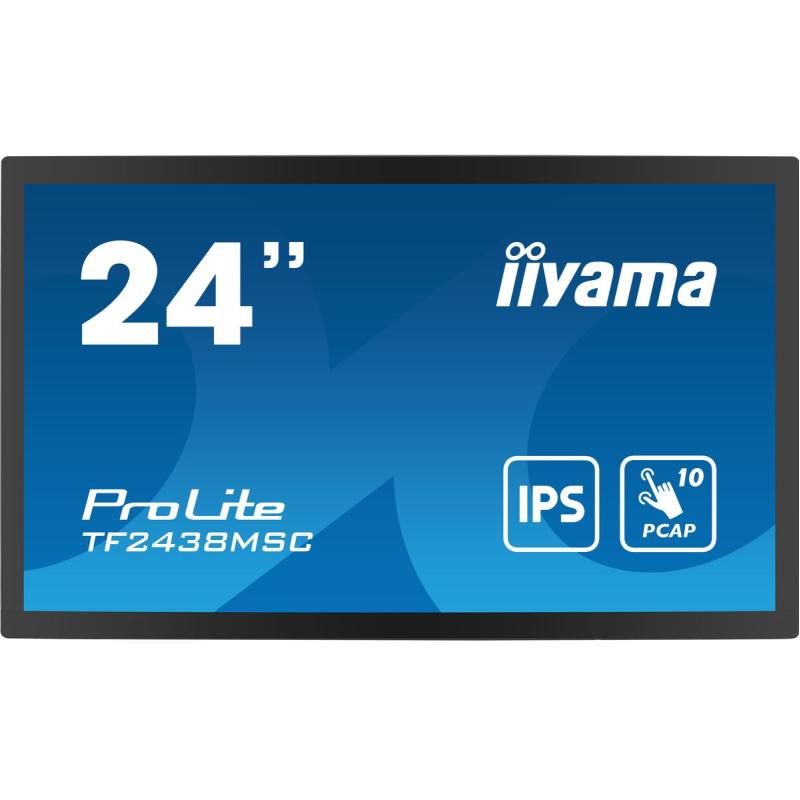 Iiyama 24IW LCD Bonded Projective Capacitive 10-POINTS Touch Full HD Bezel Free