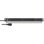 Brennenstuhl Alu-Line 19 inch PDU 10A w/ 12X C13 Sockets And C14 Ups Plug