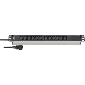 Brennenstuhl Alu-Line 19 inch PDU 10A w/ 12X C13 Sockets And C14 Ups Plug