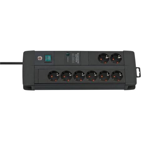 Brennenstuhl Premium-Line PDU 16A w/ 8X Type F Sockets w/ Surge Protection