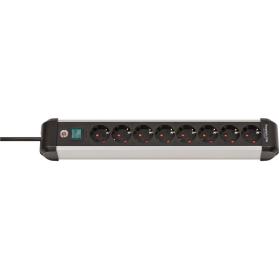 Brennenstuhl Alu-Line PDU 16A w/ 8X Type F Sockets w/ Switch