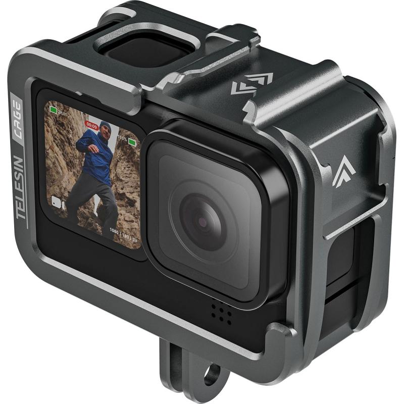 Telesin Metal Cage GoPro 13/12/11/10/9 only Horizontal