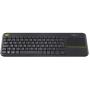 Logitech K400 Plus Touch Keyboard Black (DE)