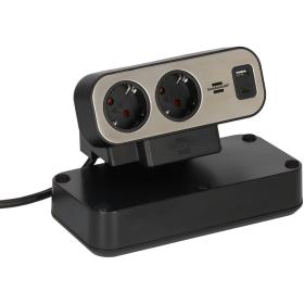 Brennenstuhl Estilo Duplex PDU USB-C PD USB-A 9X Type F Sockets Surge Protection