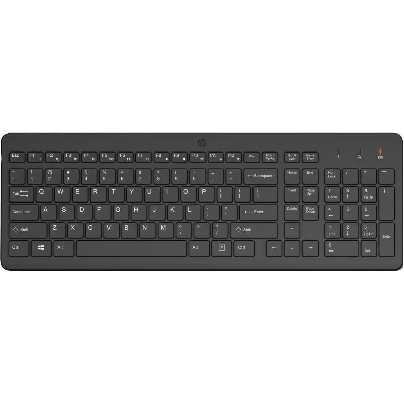HP 225 WL KBD EMEA - Intl English Loc Euro Plug