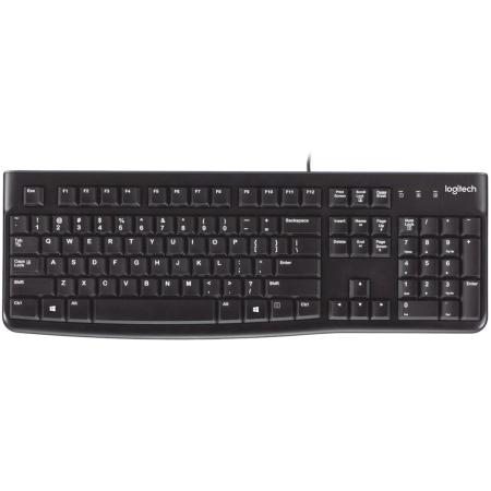 Logitech K120 Corded Keyboard HRV-SLV