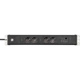 Brennenstuhl 1156057984 Main-Follow Black 1 pc(s)