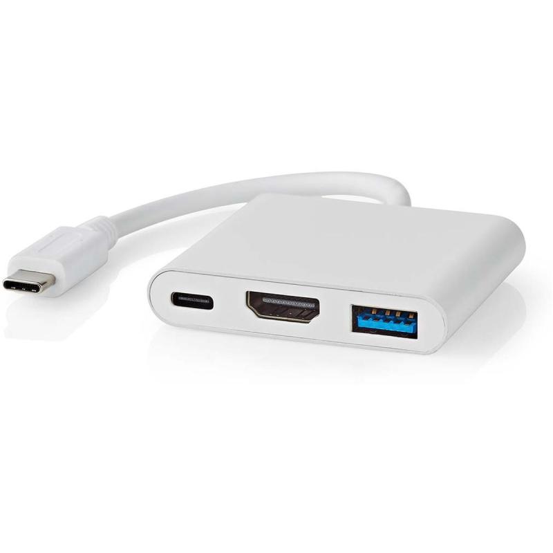 Nedis USB-C 3.2 Gen1 MULTI-Port Adap USB 3.2 HDMI Outp USB-A F USB-C F 0.10 M