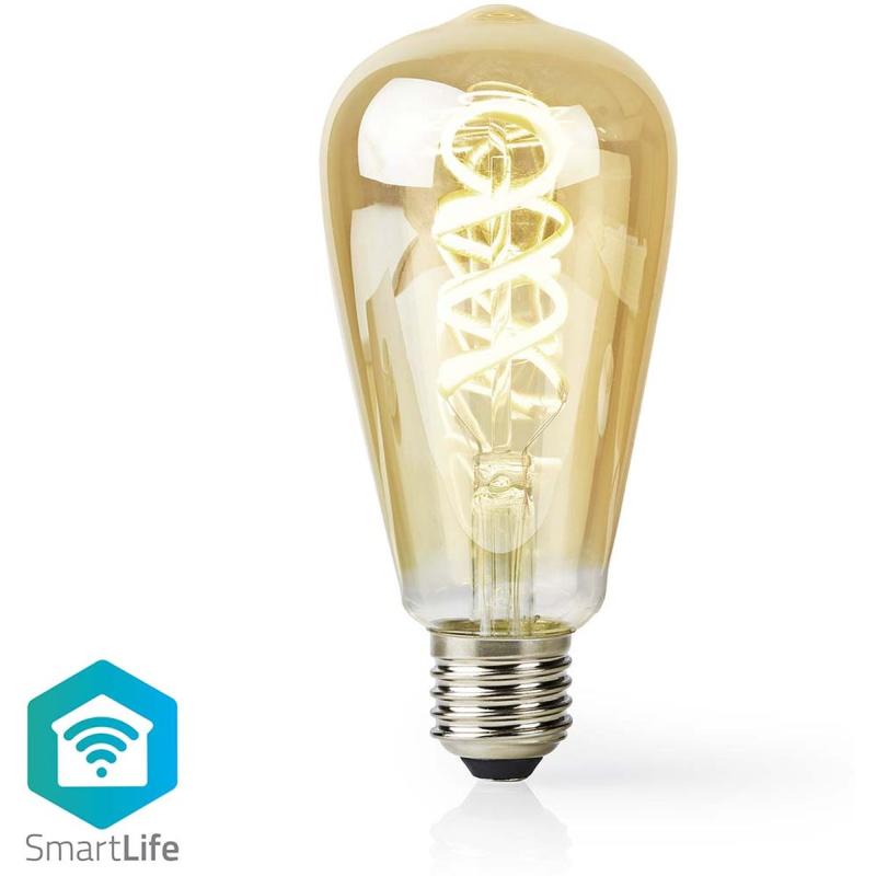 Nedis Smartlife LED Filament Bulb WiFi E27 360 LM 4.9W White 1800 6500 K ST64