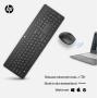 HP 230 Wireless Mouse And Keyboard Combo(Black) Bel AZERTY BE