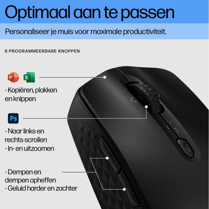 HP 425 Programmable Wireless Mouse EMEA-Intl English Loc ??? Euro Plug