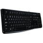 Logitech K120 Corded Keyboard Black OEM (DE)