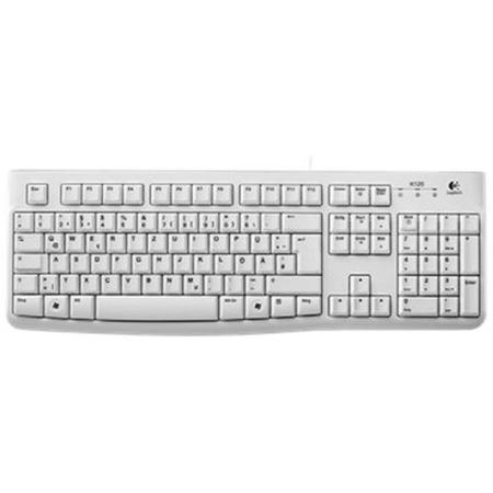 Logitech K120 Corded Keyb.white USB OEM