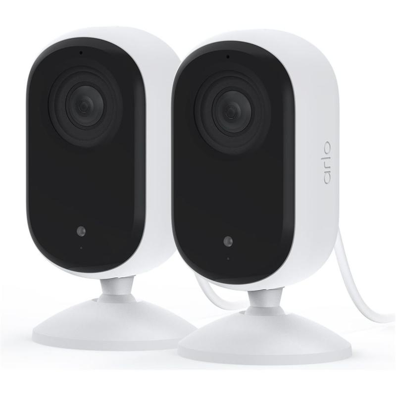 Arlo Essential 2 2K Indoor Camera 2pack