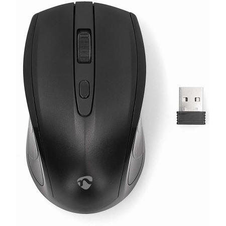 Nedis Mouse Wireless 800 1200 1600 DPI Adjustable DPI Buttons: 4 TwoHanded