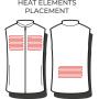 Heat Experience Heatx Heated Everyday Vest Mens S Tidal Foam