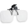 Carson Magnifying Glasses 2X (+4.00 Dioptrie) Clip-On And Flip-Up