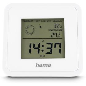 Hama Thermometer EN Hygrometer Borneo Digital For Inside White
