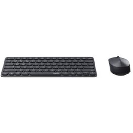 Rapoo 9010m Keyboard + Mouse Comboset Qwerty(NL) Black