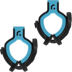 Radius Pair Of RAD Universal Mic Clips Light Blue Soft Grip Clips Only No Hoops