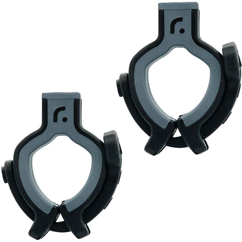 Radius Pair Of RAD Universal Mic Clips Dark Grey Soft Grip Clips Only No Hoops