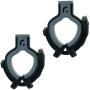 Radius Pair Of RAD Universal Mic Clips Dark Grey Soft Grip Clips Only No Hoops