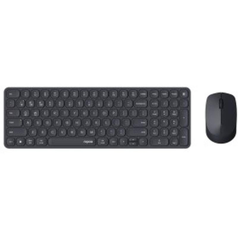 Rapoo 9310m Keyboard + Mouse Comboset Qwerty (NL) Black