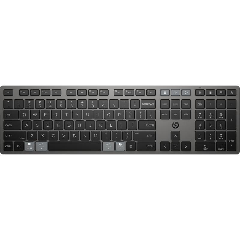 HP 725 Multi-Device RCHRGBL WL KBD EMEA-Intl English Loc w/ Euro Plug