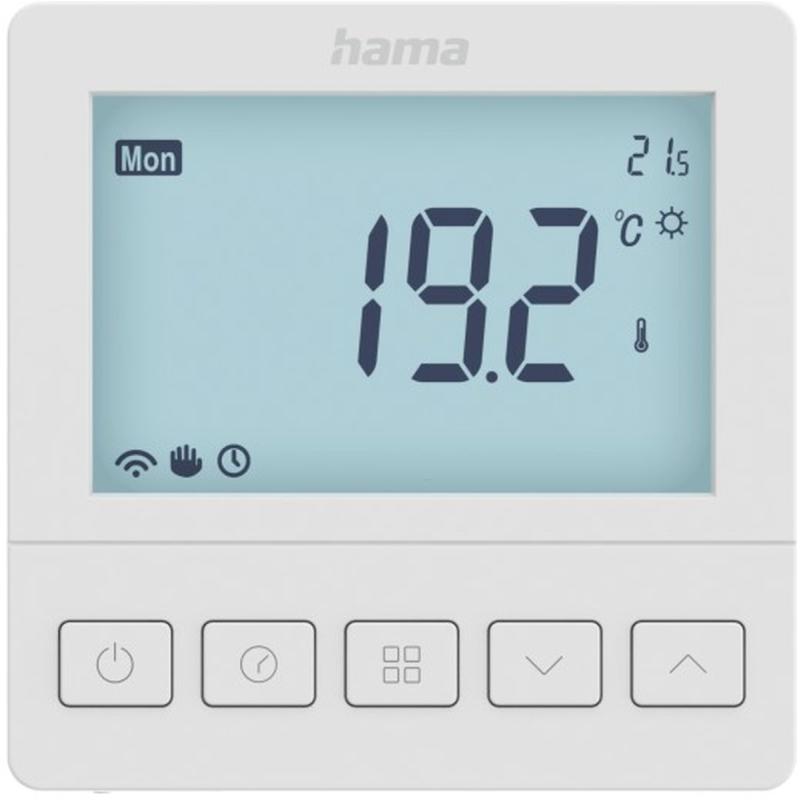 Hama Slimme Kamerthermostaat For Vloerverwarming Digital WLAN-Verwarmingsrege